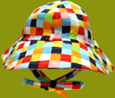 Zutano Baby Basics Pixel Sun Hat