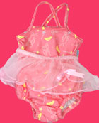 i-play Swim Suit w/buldt in diaper and removable tutu