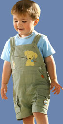 le top Puppy Fishing Shortall Set