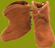le top Faux Suede Cowboy Boots with Fringe