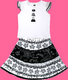 Mulberribush Fancy Purse Top and Tiered Skirt
