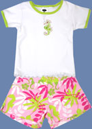 Mulberribush Seahorse shirt and shorts