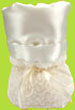 Patricia Ann Designs Cream Stroller Blanket