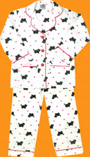 Papabear Doggy Love Cotton Flannel Loungeabouts