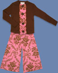 Tralala French Toille Pant Set