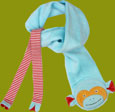 Zutano Velour - Aqua Velour Scarf