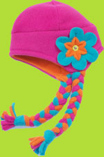 Tuff Cookie Fuchsia Fleece Daisy Hat