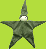 Twinkle Baby Olive Green Chenille Bonding Doll