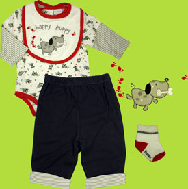 Vitamins Baby Happy Puppy 4 Piece Set