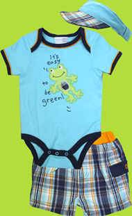 Vitamins It's Easy to Be Green Froggy Outfit