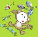 Vitamins "Just Hanging" Monkey