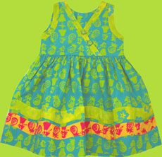 Young Colors Hawaiian Vacation Dress