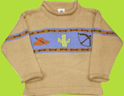 Young Colors Tan Dusty Cowboy Sweater