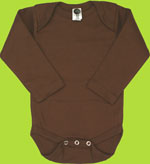 Zee Spot Brown Organic Cotton Onezie 