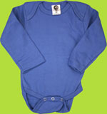 Zee Spot Danish Blue Organic Cotton Onezie 