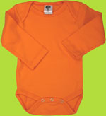 Zee Spot Papaya Organic Cotton Onezie 