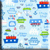 Zutano Little Boats print