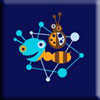 Zutano Moonlight Bugs "Moonbug" Print
