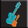 Zutano Rock and Roll "Guitars" screen print