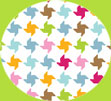 Zutano Pinwheel Print