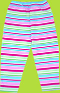 Zutano Fairground Stripe leggings for Toddler girls