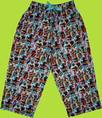 Zutano Toddler Robots Tie Waist Pant