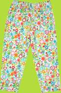 Zutano Flower Time Leggings for toddler girls