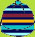 Zutano Navy Bold Stripe Beanie