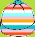 Zutano Pink Bold Stripe Beanie