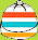 Zutano Bold Stripe Mandarin Beanie