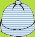 Zutano Chambray Candy Stripe Beanie