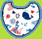 Zutano Whale Watch Bib