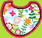 Zutano Flower Time Bib