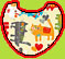 Zutano Furry Love Bib