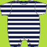 Zutano Navy/White Stripe Bodysuit