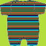 Zutano Loden/Navy MultiStripe Bodysuit