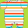 Zutano Bold Stripe Mandarin Bodysuit