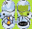 Zutano Monkey Friends  Booties