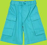 Zutano Collectibles Pool Blue Explorer Shorts with Side Pockets