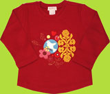 Zutano Collectibles Bordeaux Winter Garden Crew for Toddlers