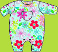 Zutano Flower Show Coverall