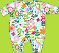 Zutano Flower Time Coverall