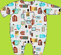 Zutano Brick and Mortar Coverall