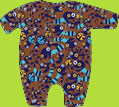 Zutano Moonlight Bugs Coverall
