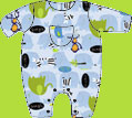 Zutano Monkey Friends Coverall