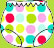 Zutano Gum Drops Diaper Cover