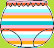 Zutano Pink Bold Stripe Diaper Cover