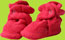Zutano Red Cotton Sherpa Booties