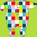 Zutano Pixel Footie