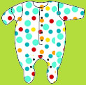 Zutano Spots Footie